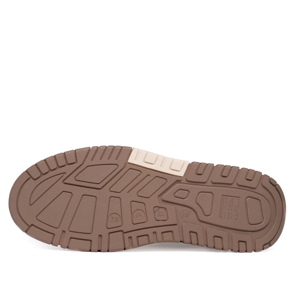 Tênis Feminino Via Marte Nobuck Napa Bege/Marrom Bege/Marrom 2