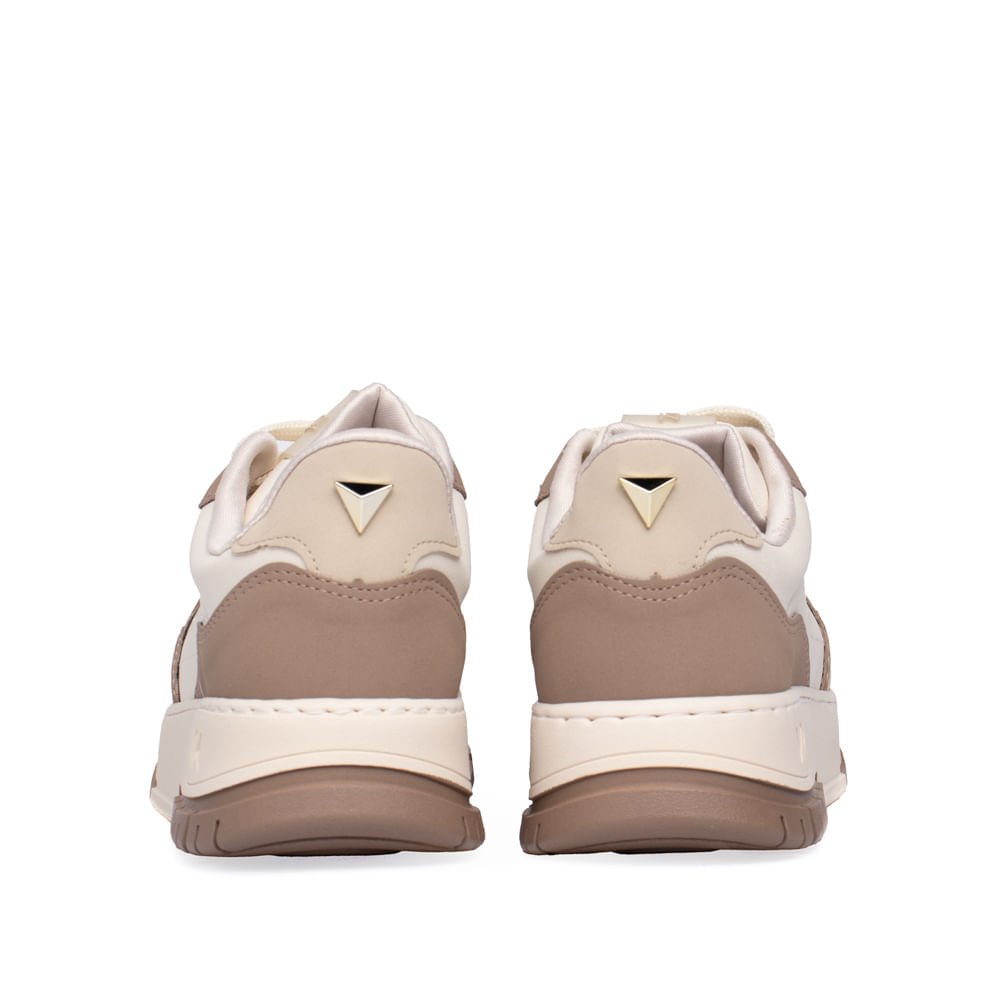 Tênis Feminino Via Marte Nobuck Napa Bege/Marrom Bege/Marrom 3