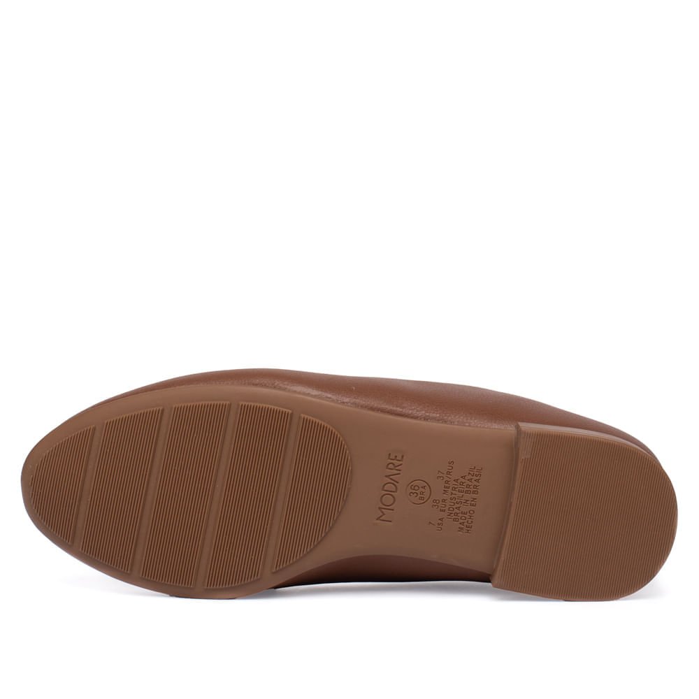 Mocassim Feminino Modare Corrente Napa Marrom Marrom 2
