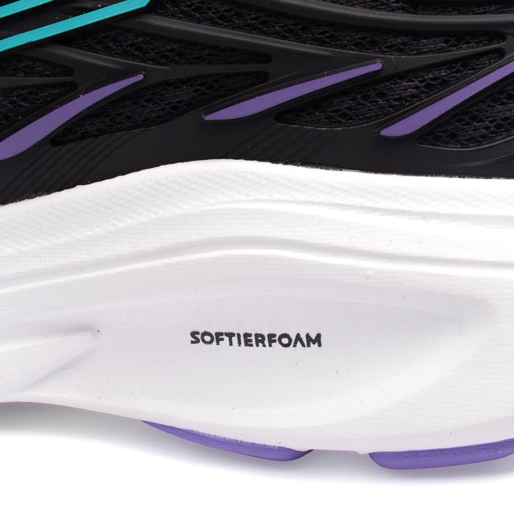 Tênis Feminino Mizuno Jet 8 Softier Foam Preto/Turquesa Preto/Verde 5