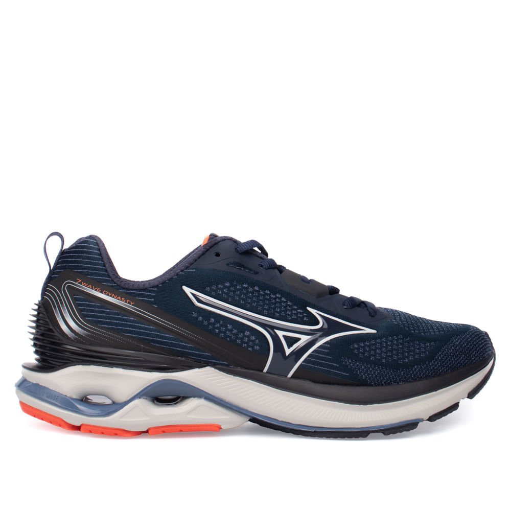 Tênis Masculino Mizuno Wave Dynasty 7 Mesh Marinho