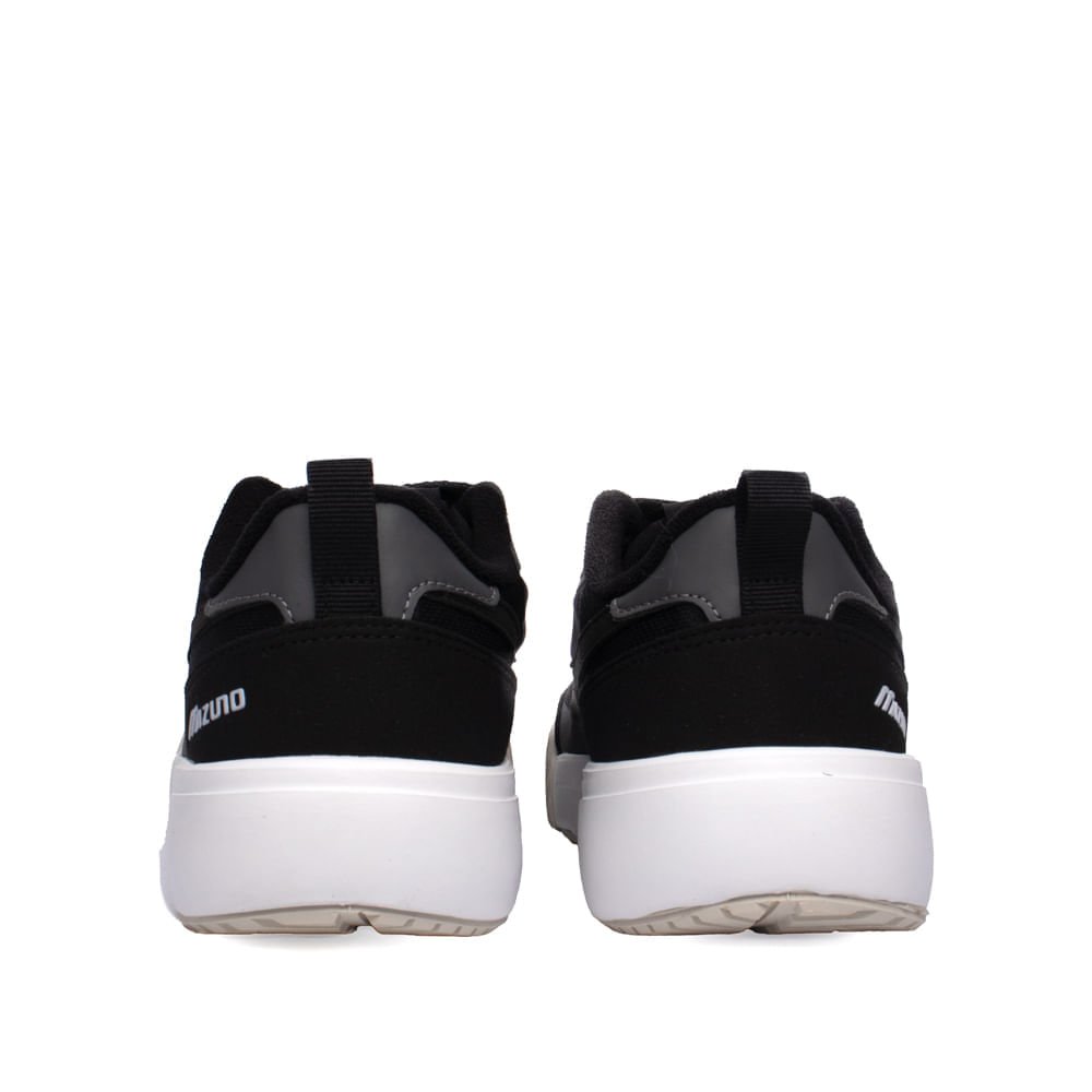 Tênis Masculino Mizuno Edo Cross Suede Mesh Preto Preto 3