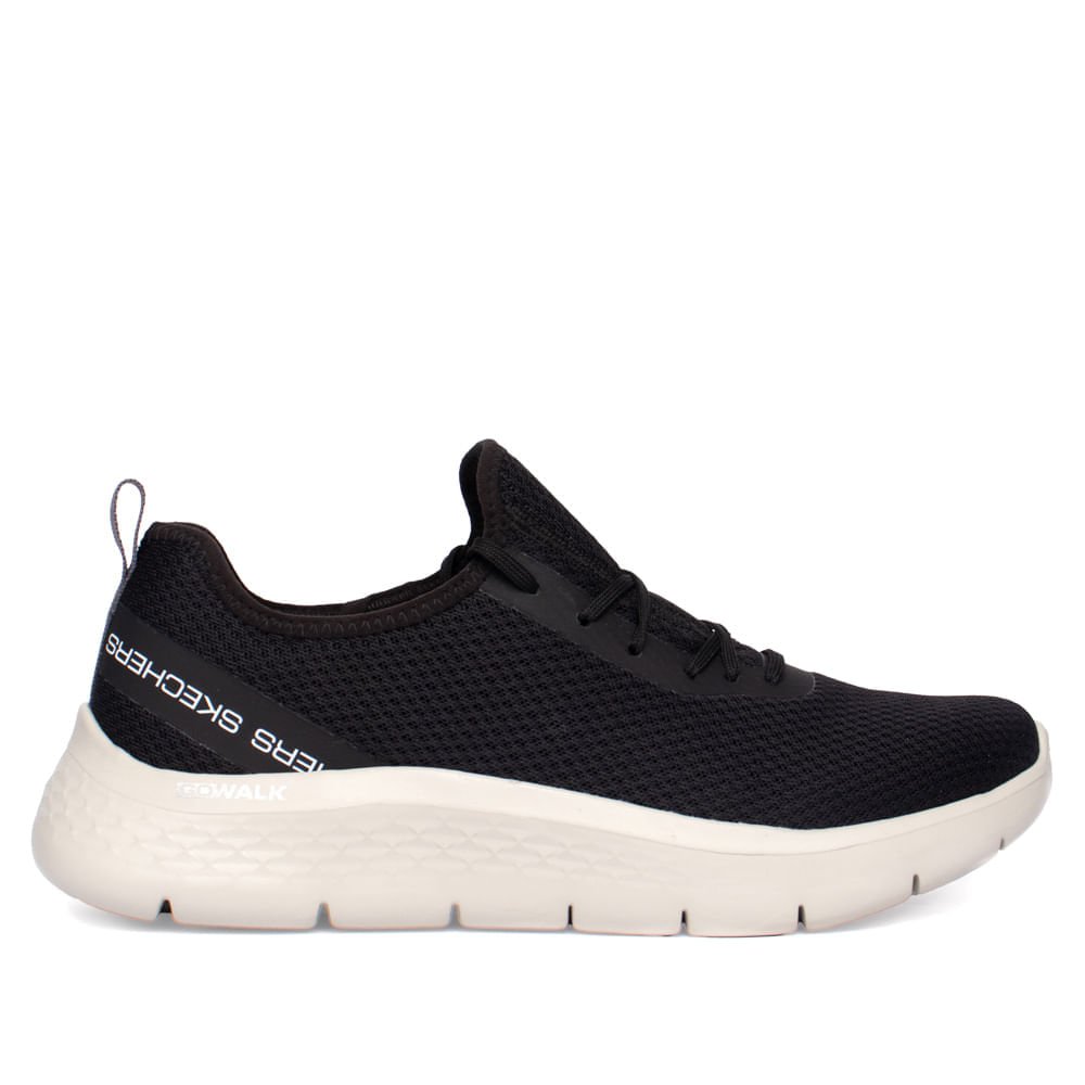 Tênis Masculino Skechers Go Walk Flex Preto/Branco