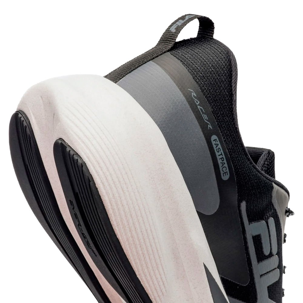 Tênis Masculino Fila Racer Fastpace Preto/Cinza Preto/Cinza 5