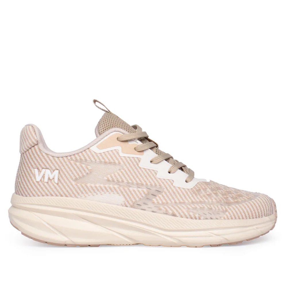 Tênis Feminino Via Marte Jackar Geométrico Bege