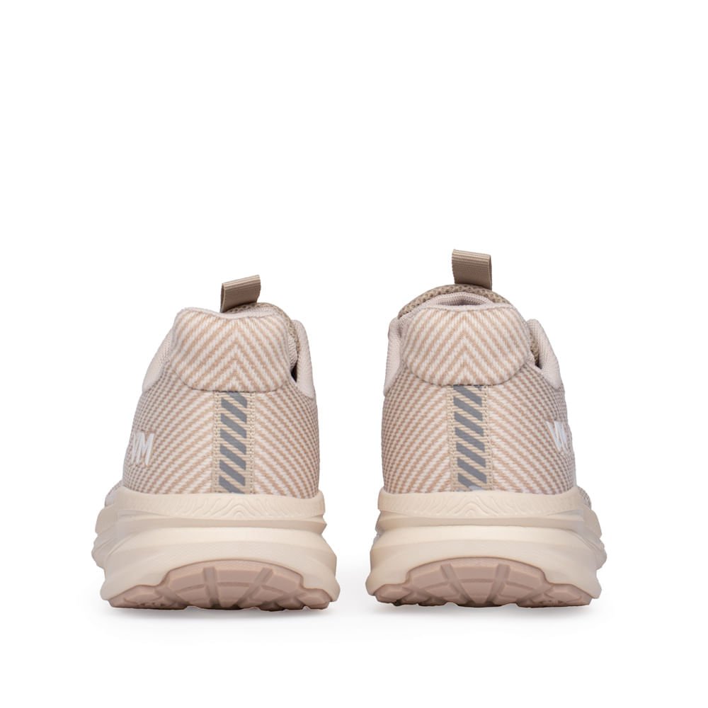Tênis Feminino Via Marte Jackar Geométrico Bege Bege 3
