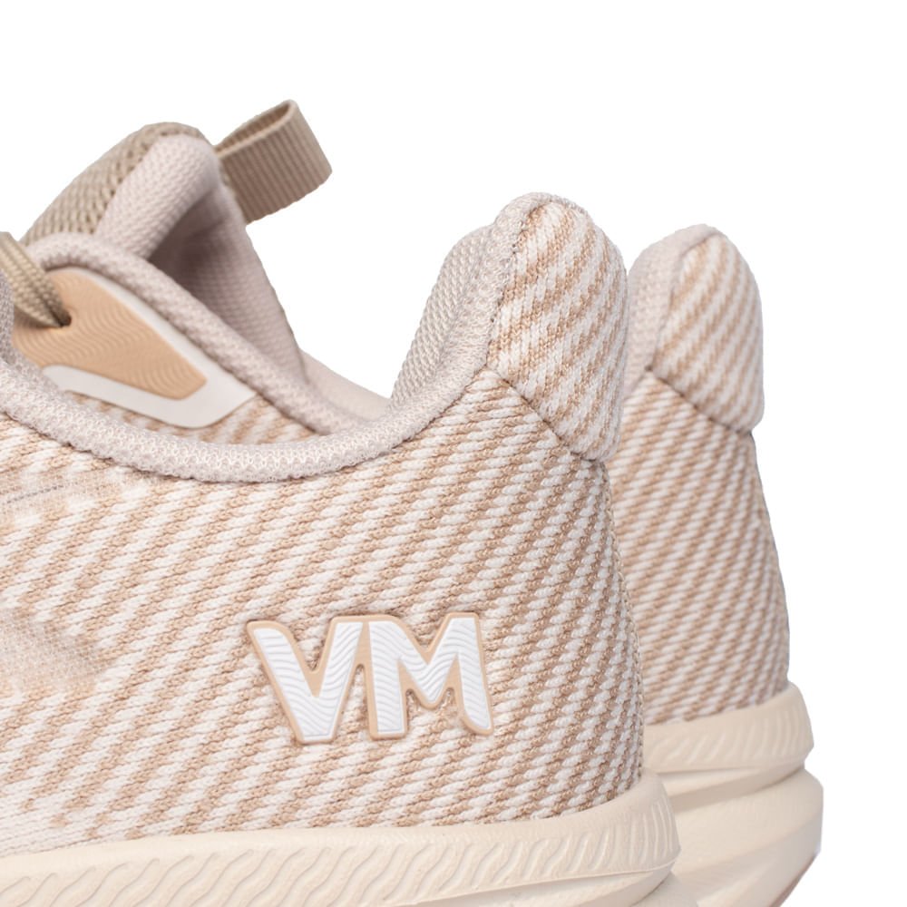 Tênis Feminino Via Marte Jackar Geométrico Bege Bege 5