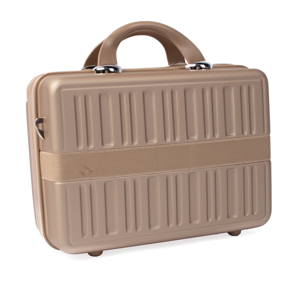 Frasqueira de Viagem Redtec Barcelona Pequena Dourado Dourado 3