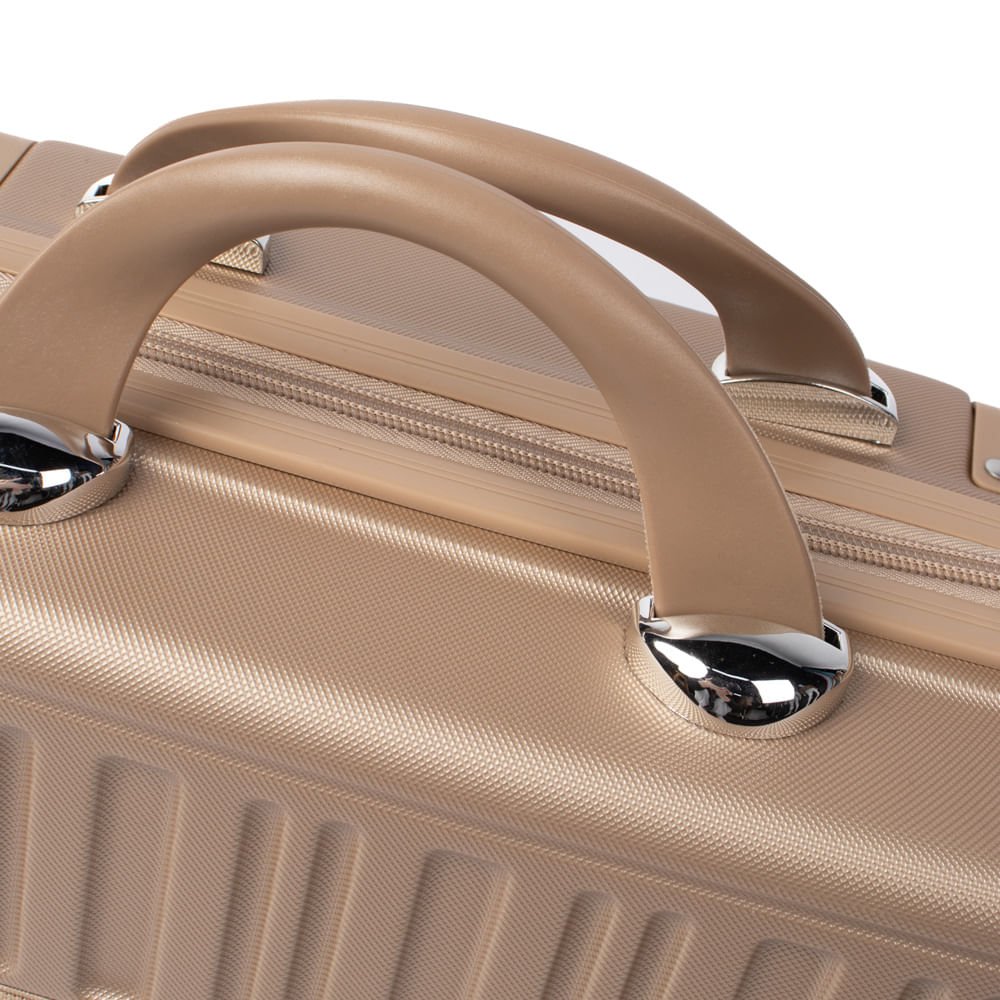 Frasqueira de Viagem Redtec Barcelona Pequena Dourado Dourado 4