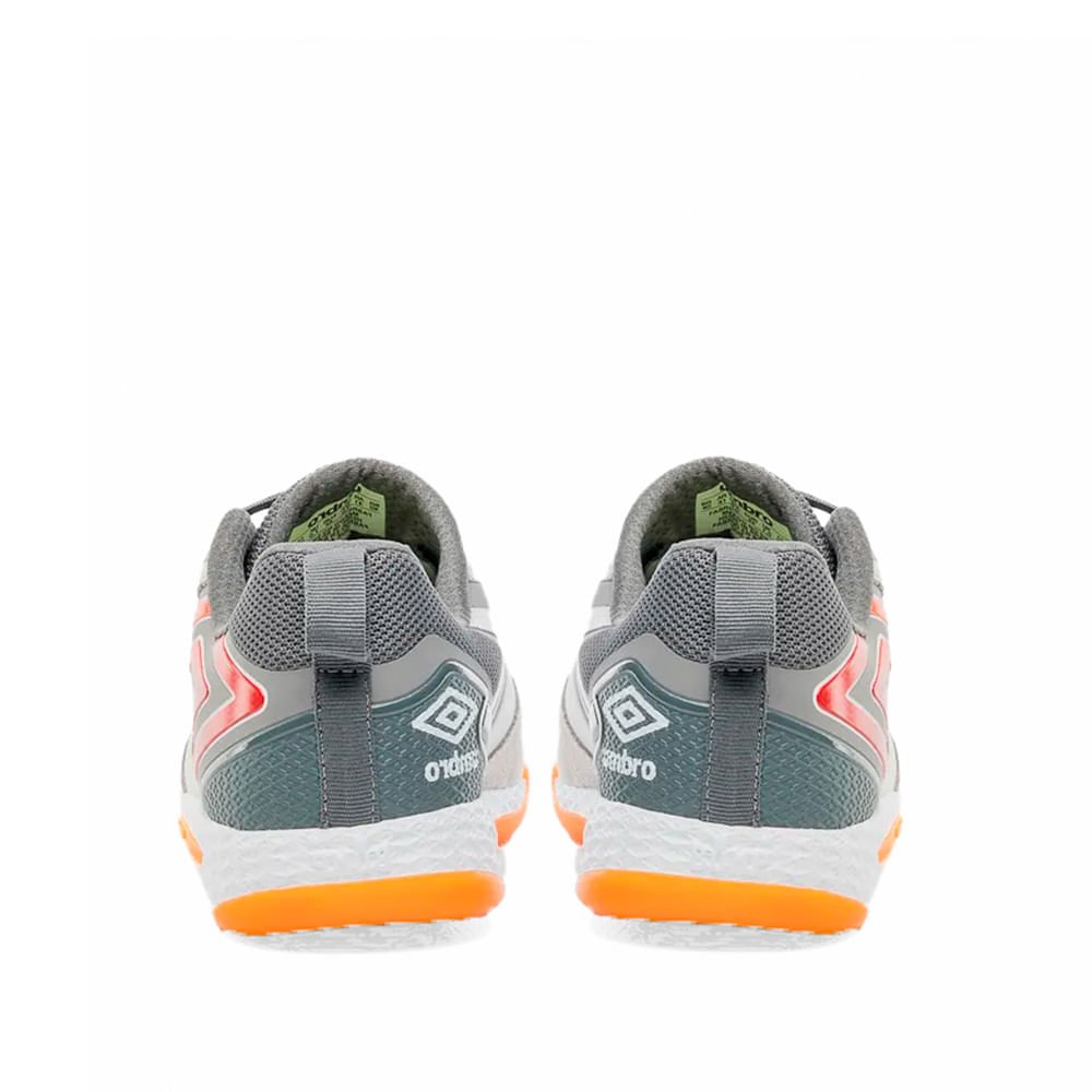 Chuteira Futsal Umbro Pro 5 Bump Club Cinza/Laranja Cinza/Laranja 3