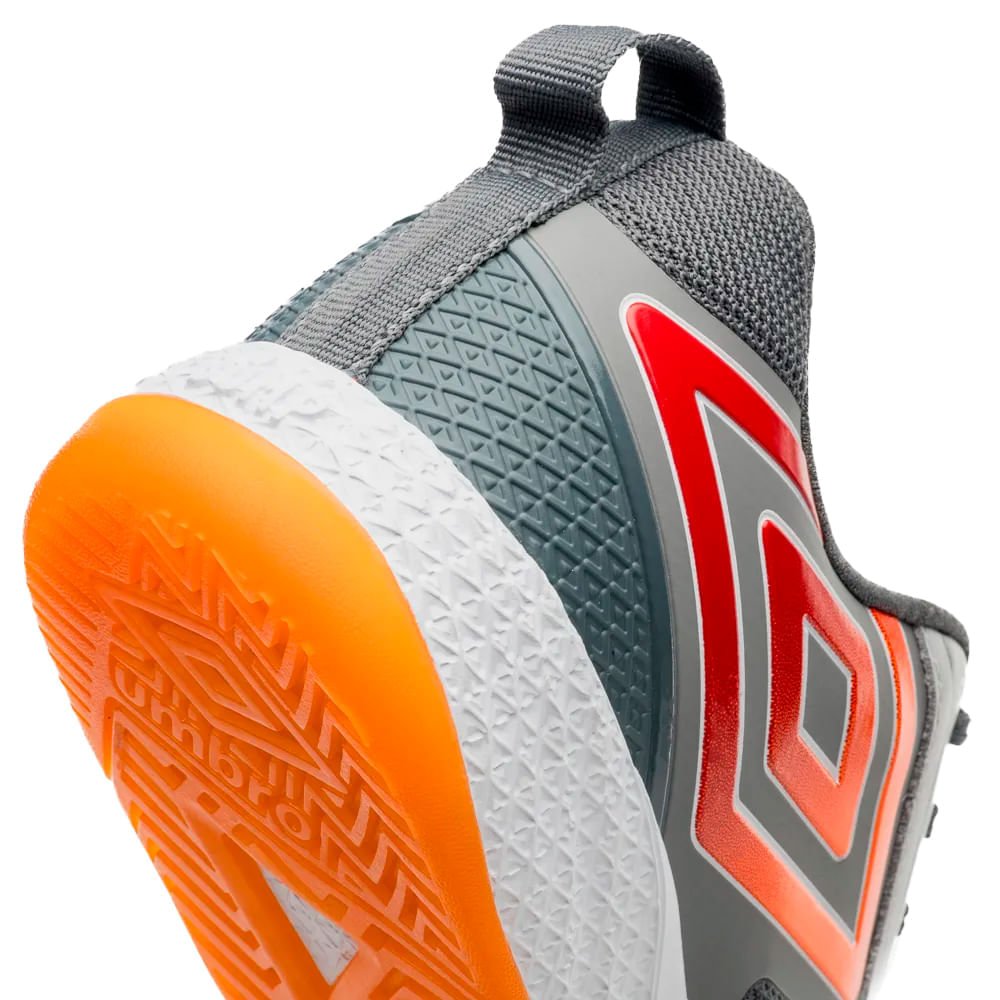 Chuteira Futsal Umbro Pro 5 Bump Club Cinza/Laranja Cinza/Laranja 5