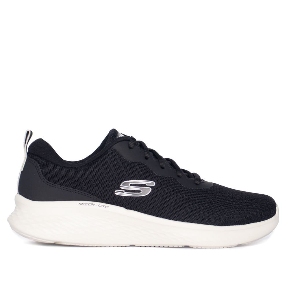 Tênis Feminino Skechers Lite Pro Preto/Branco