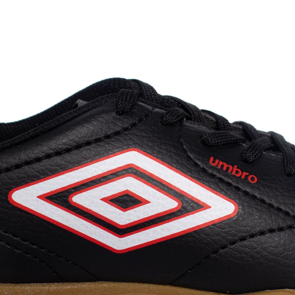Chuteira Infantil Umbro Fultsal Class Jr. Preto/Vermelho Preto/Vermelho 5