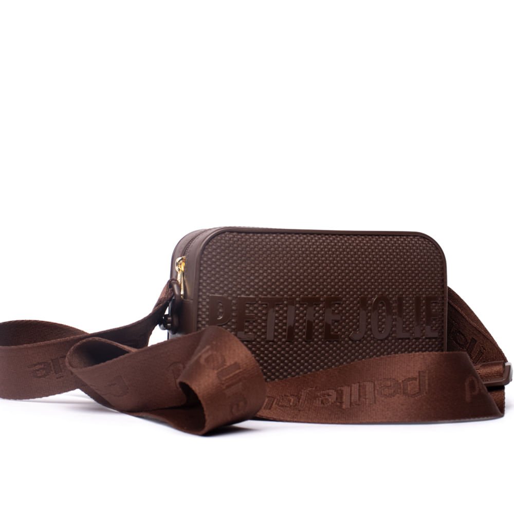 Bolsa Feminina Petite Jolie Transversal Pequena Marrom Marrom 4