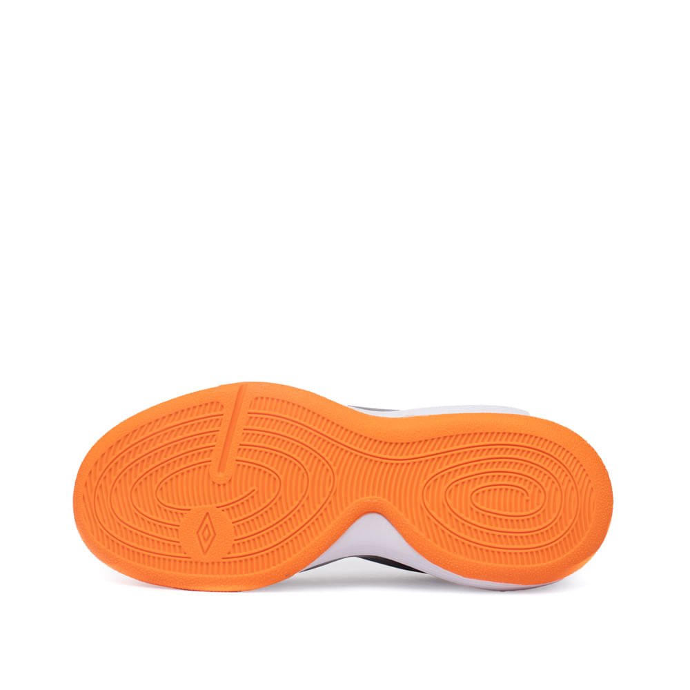 Chuteira Infantil Futsal Umbro Pro 5 Cinza/Laranja/Vermelho Cinza/Laranja 2