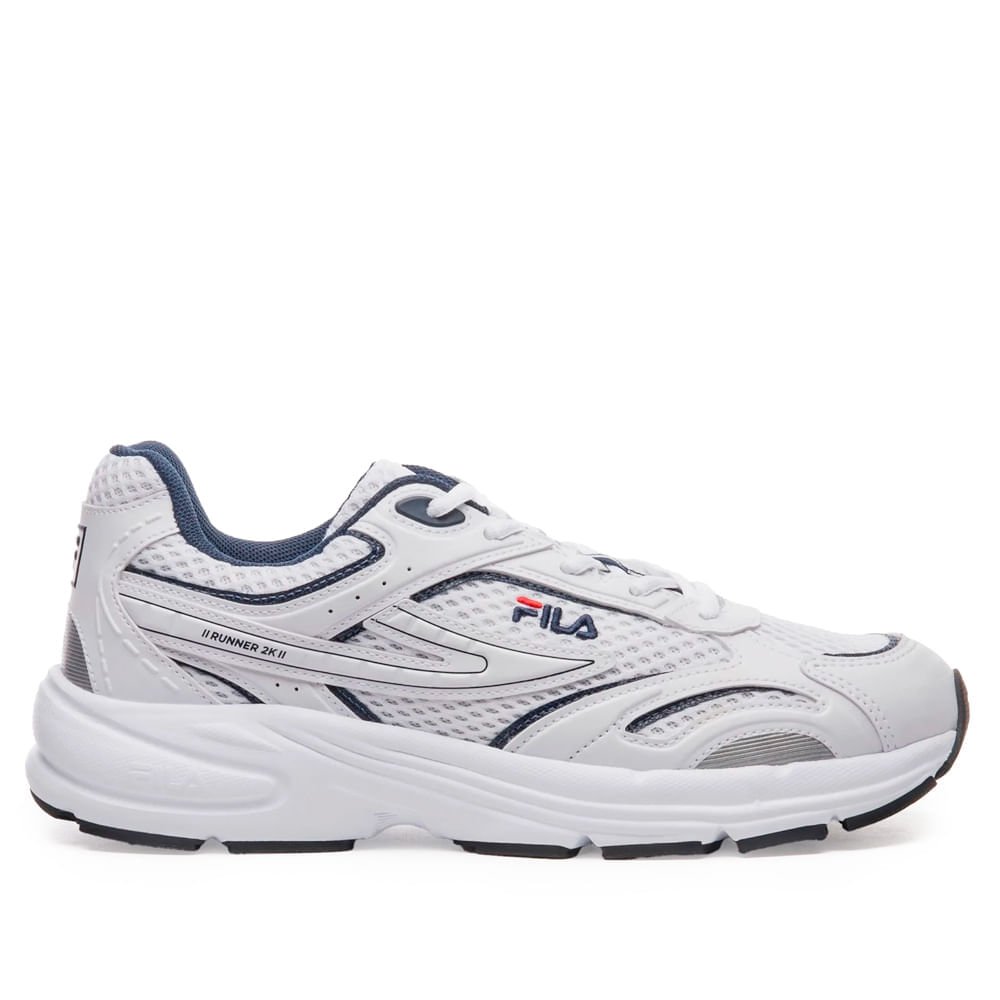 Tênis Masculino Fila Runner 2K Super Action Branco/Marinho