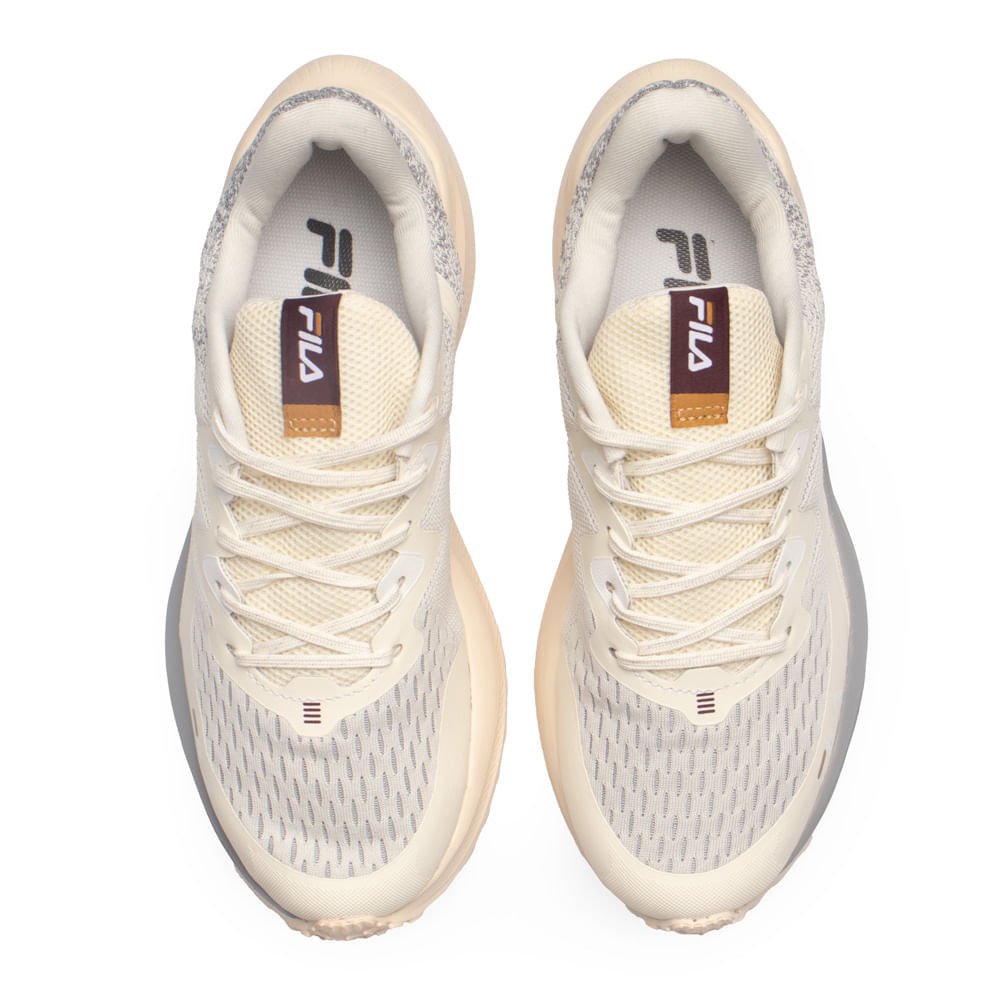 Tênis Feminino Fila Spritz Creme/Cinza Creme 4