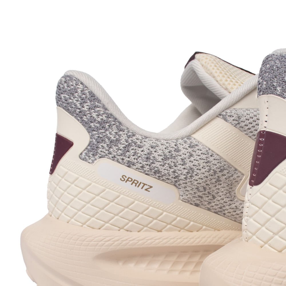 Tênis Feminino Fila Spritz Creme/Cinza Creme 5