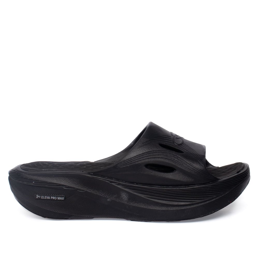 Chinelo Unissex Olympikus Pós Corre Eleva Pro Preto Preto 2