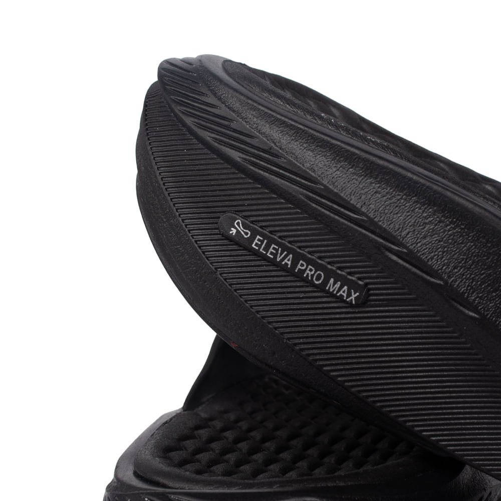 Chinelo Unissex Olympikus Pós Corre Eleva Pro Preto Preto 4