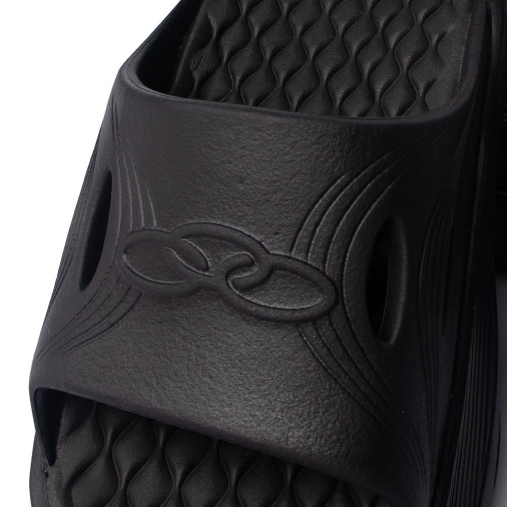 Chinelo Unissex Olympikus Pós Corre Eleva Pro Preto Preto 5