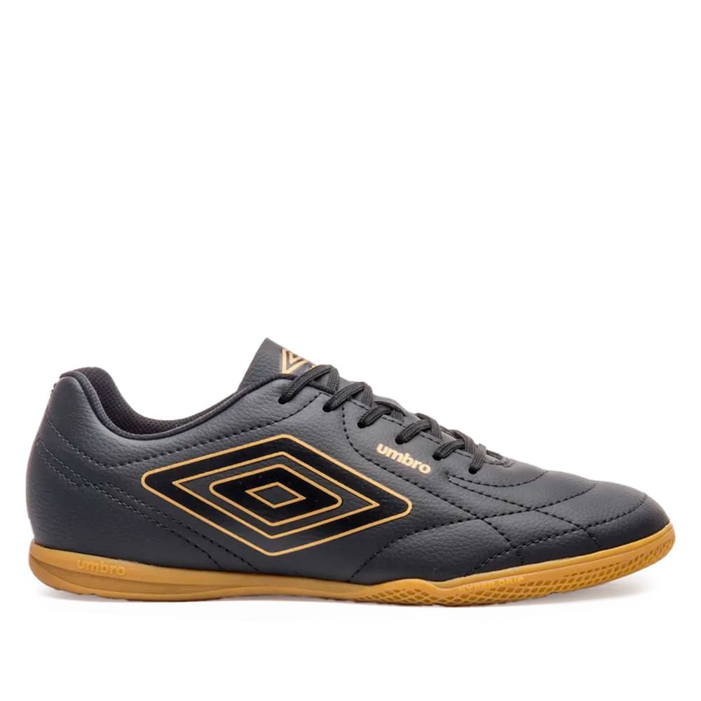 Chuteira Futsal Umbro Class Footballer Preto/Dourado