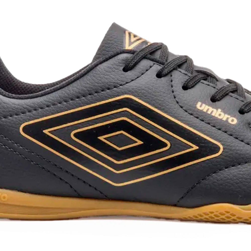 Chuteira Futsal Umbro Class Footballer Preto/Dourado Preto/Dourado 5