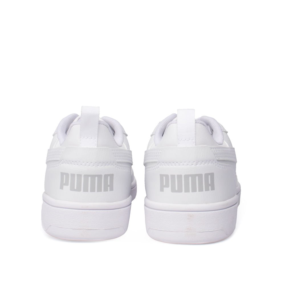 Tênis Masculino Puma Rebound V6 Low Branco Branco 3