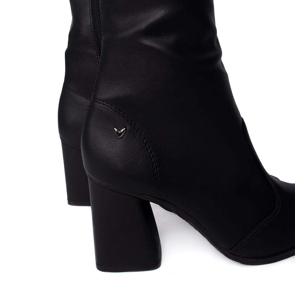 Bota Feminina Mississipi Over The Knee Napa Preto Preto 4
