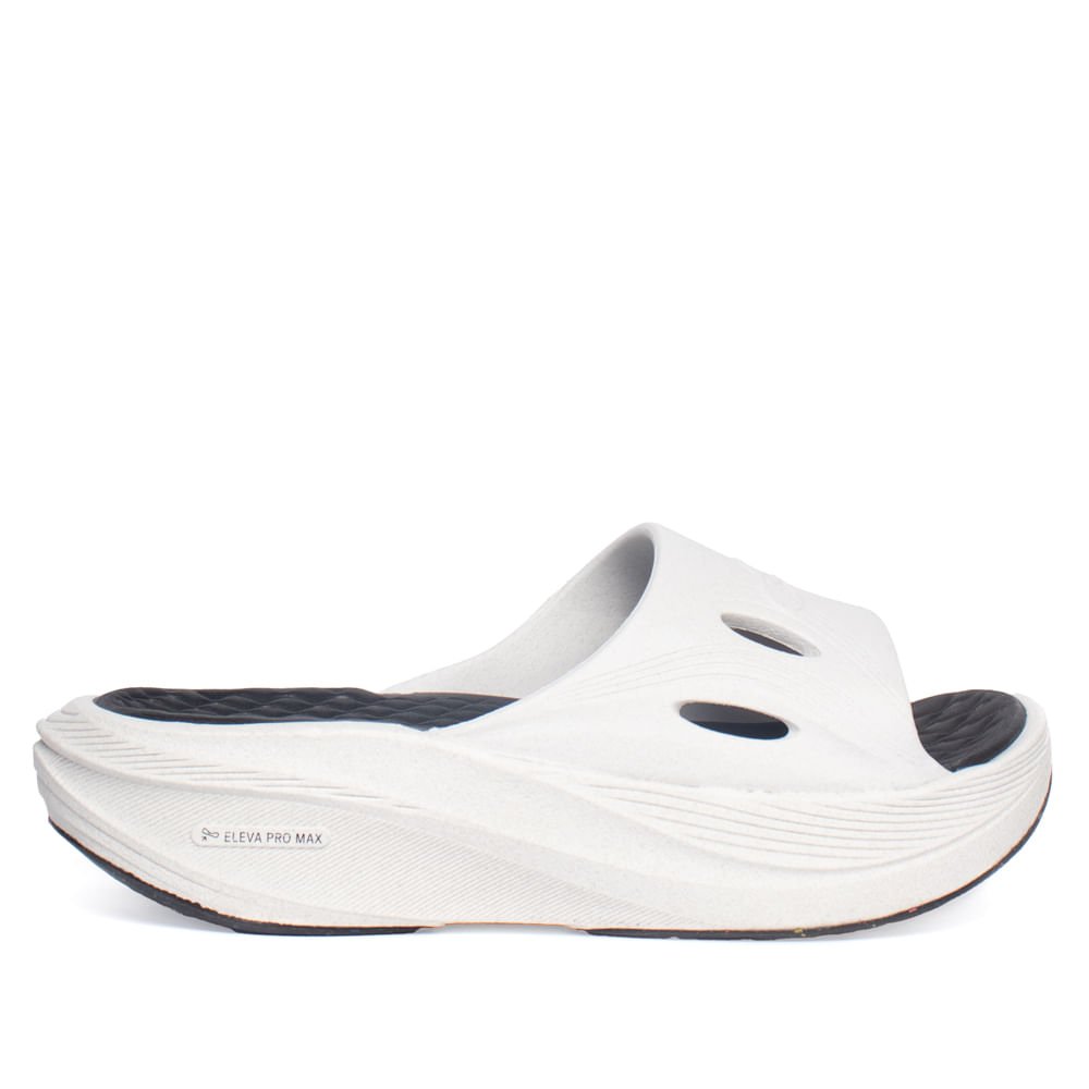 Chinelo Unissex Olympikus Pós Corre Eleva Pro Branco Branco 2