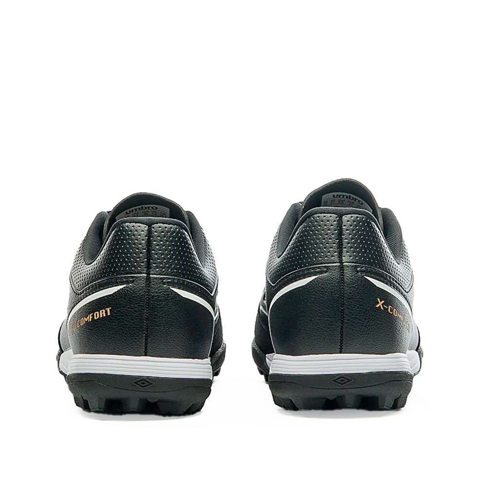 Chuteira Masculina Umbro X-Comfort Society EVA Preto/Dourado Preto/Dourado 3