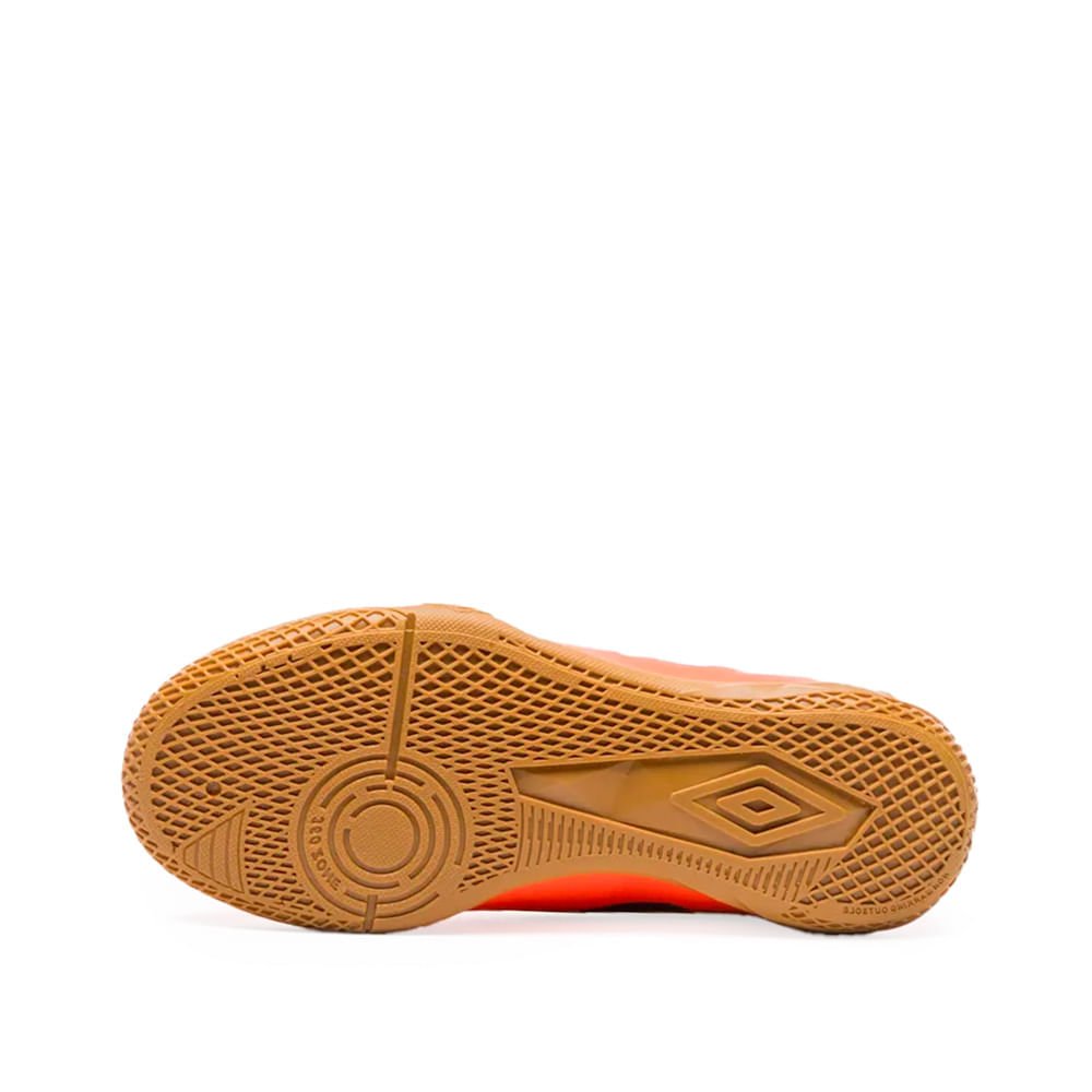 Chuteira Infantil Umbro Futsal Action Estilo Verniz Coral Coral 2