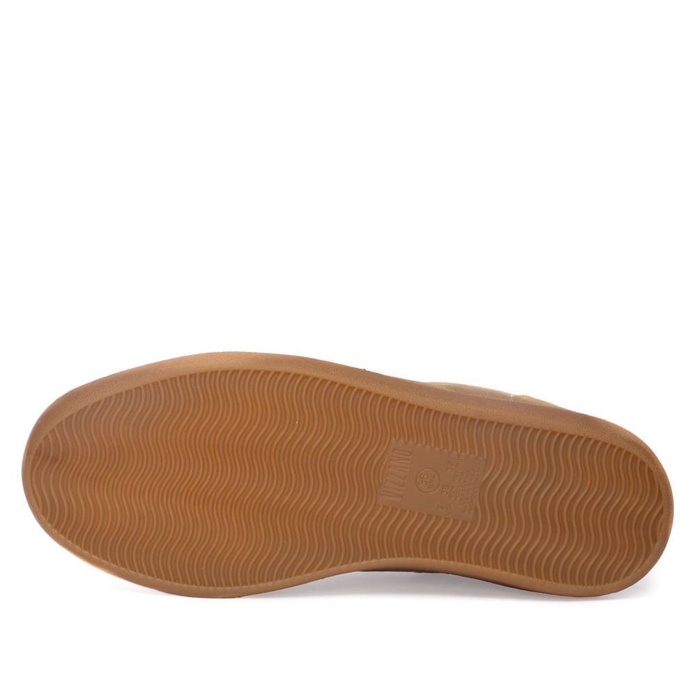Tênis Feminino Vizzano Camurça Caramelo/Dourado Caramelo 2