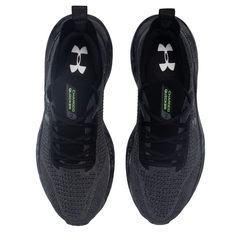 Tênis Masculino Under Armour Charged Quicker 2 Cinza Escuro Cinza Escuro 4