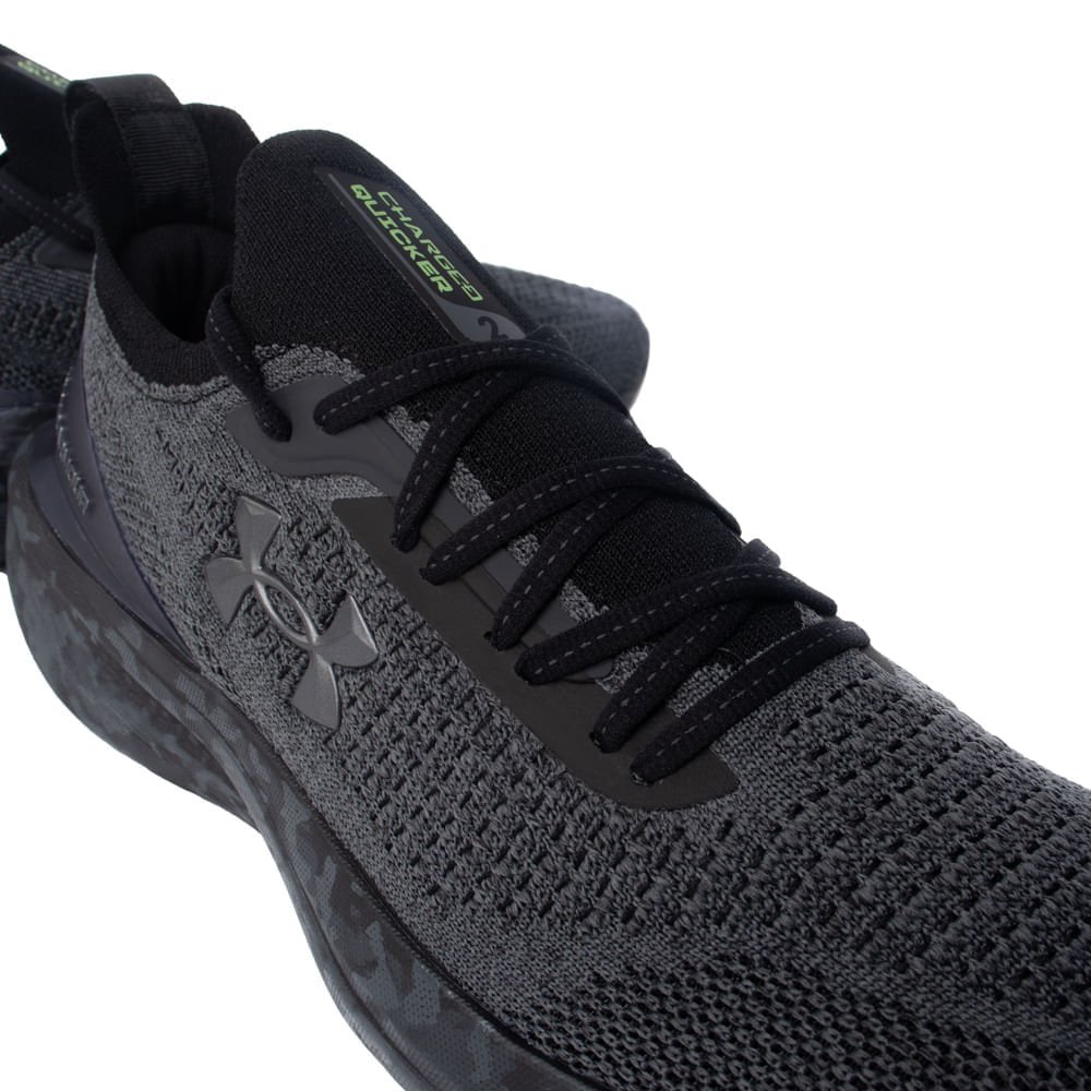 Tênis Masculino Under Armour Charged Quicker 2 Cinza Escuro Cinza Escuro 6