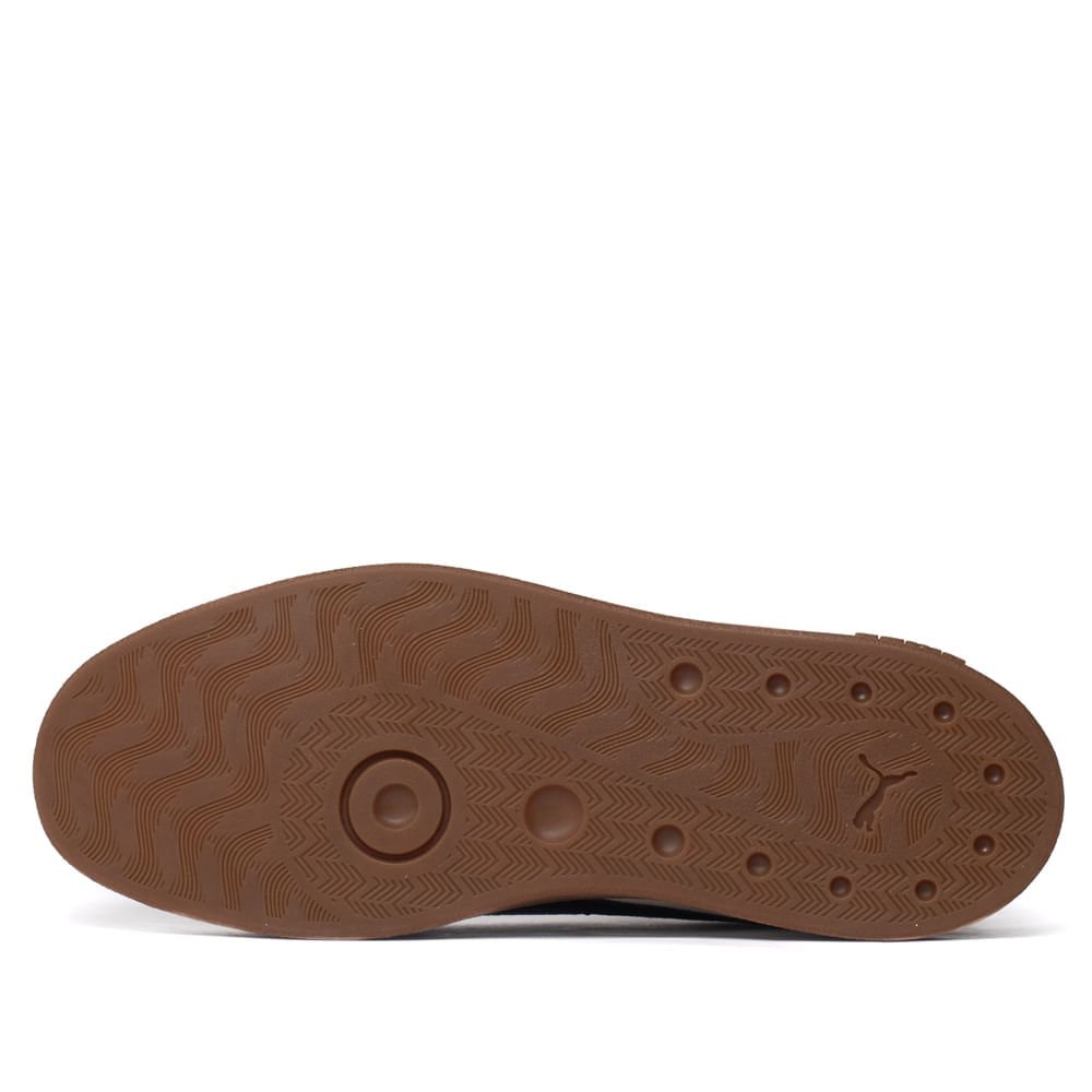 Tênis Masculino Puma Club II Camurça Off White/Preto Bege/Preto 2