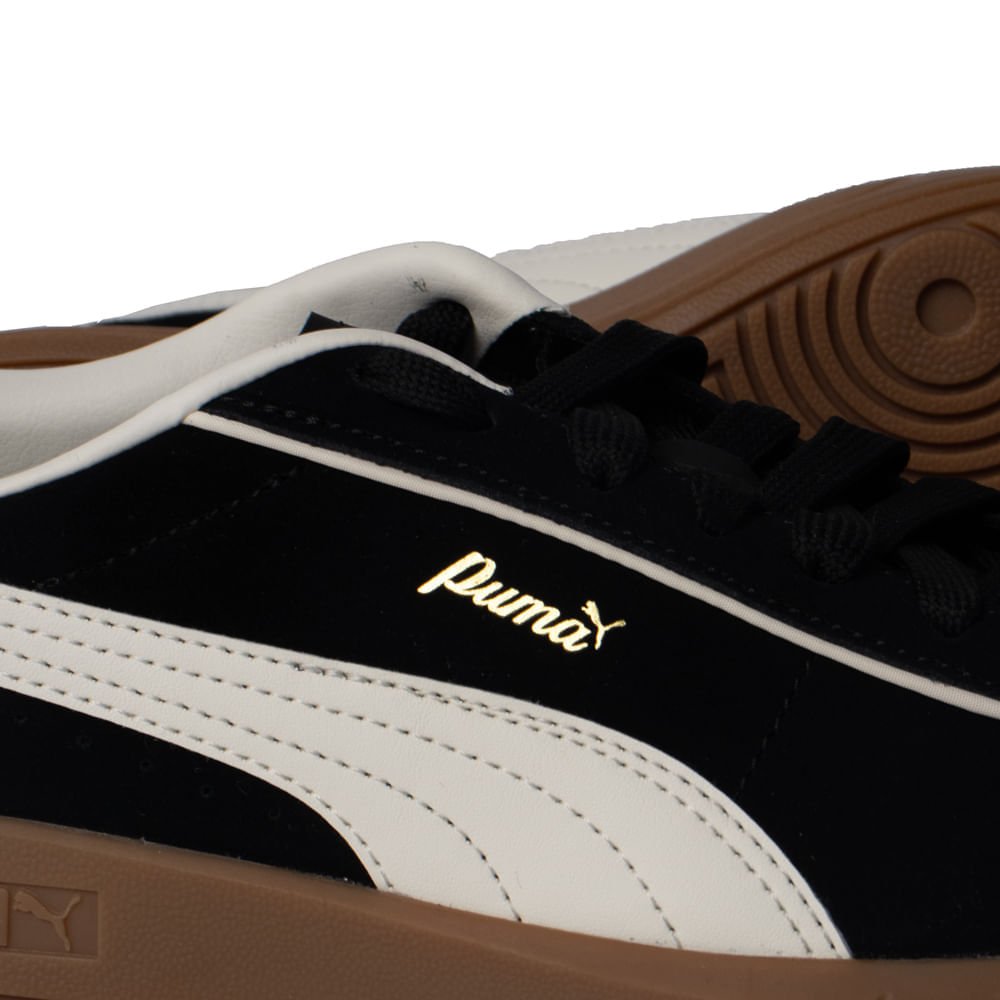 Tênis Feminino Club Klassika Puma Camurça Preto/Branco Preto 5