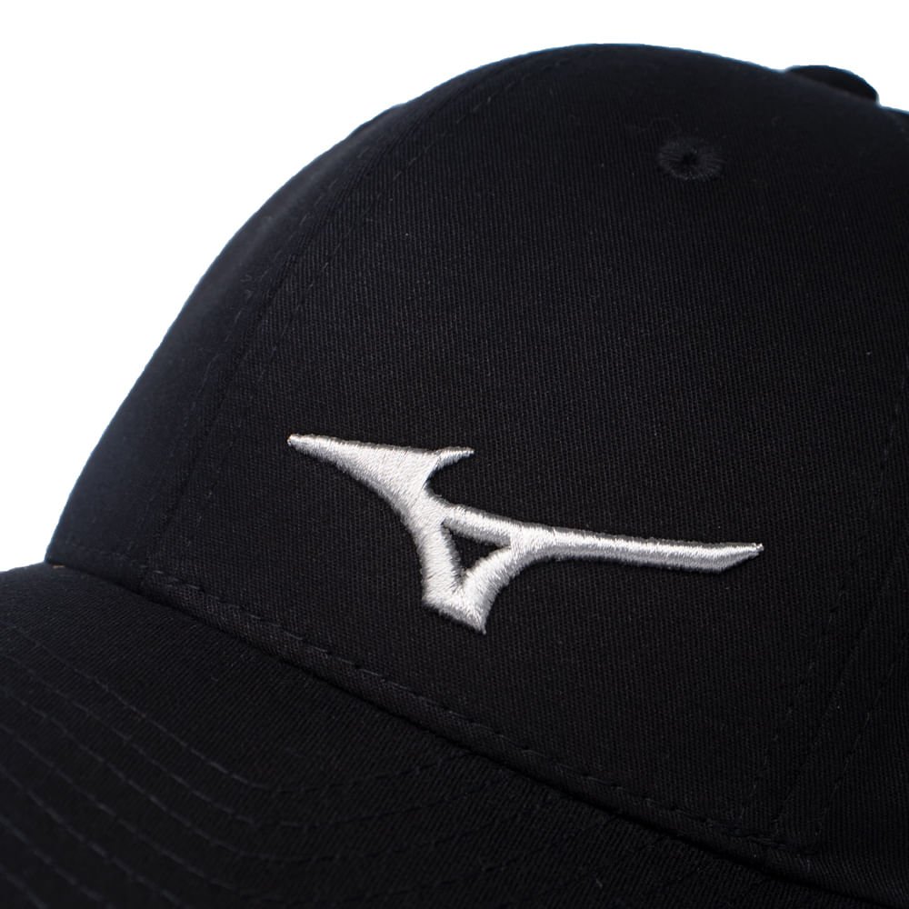 Boné Unissex Mizuno Sport New Logo Preto Preto 4
