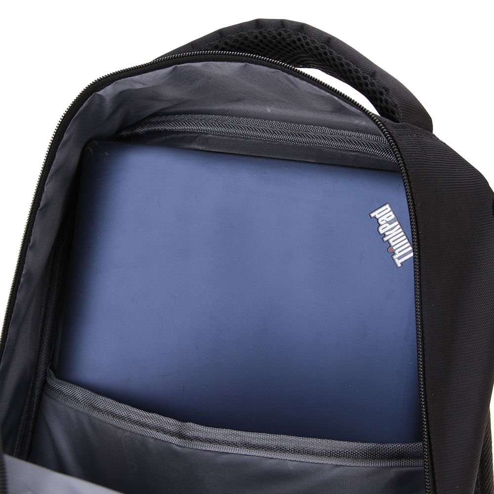 Mochila Unissex Tonin 2103 Compartimentos Frontais Preto Preto 5