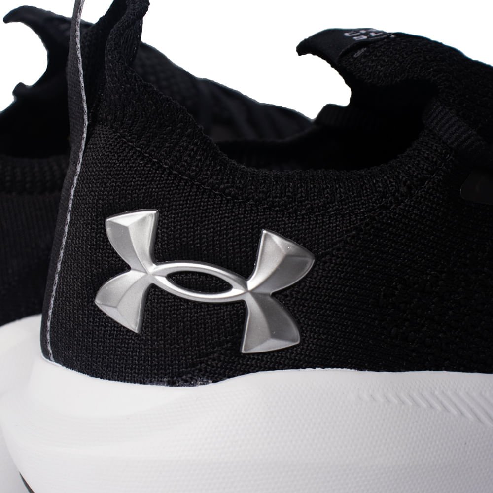 Tênis Masculino Under Armour Charged Slight 3 Knit Preto Preto 5
