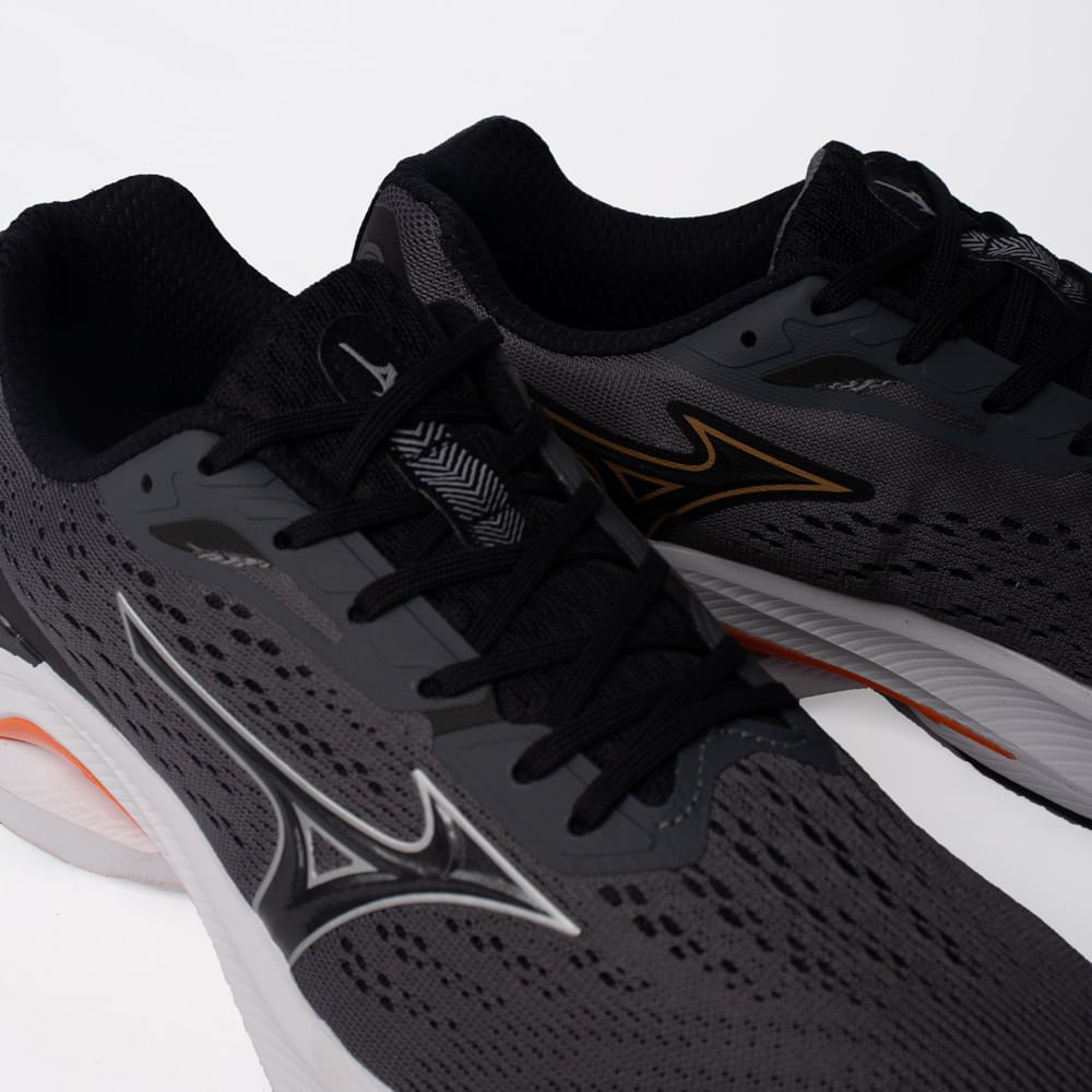 Tênis Masculino Mizuno Wave Vitality 6 Esportivo Cinza Cinza 6