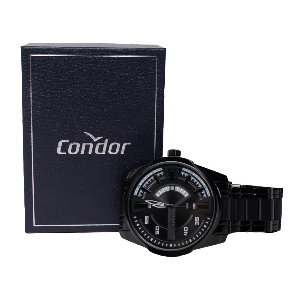 Relógio Masculino Condor Analógico CO2115MXX/4P Preto Preto 5