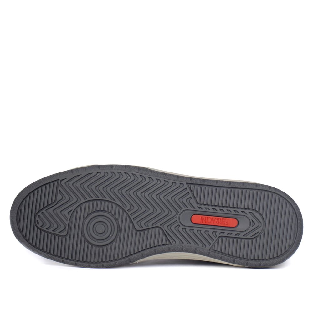 Sapatênis Masculino Ferracini Dubay Couro Preto Preto 2