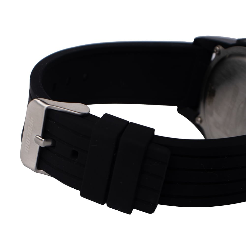 Relógio Masculino Mormaii Silicone MOPC21JAS/8L Preto Preto 3