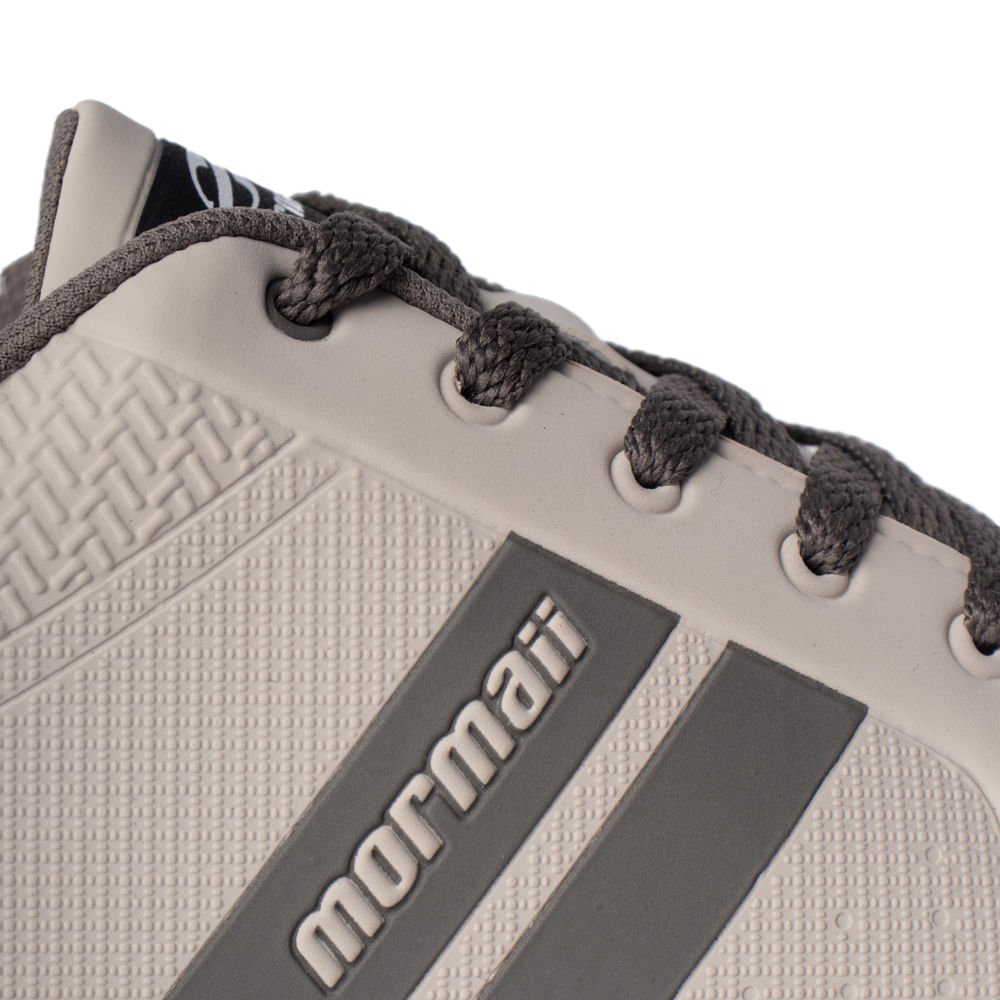 Tênis Masculino Mormaii Urban Stripe 3 Slim Bege/Cinza Bege 5