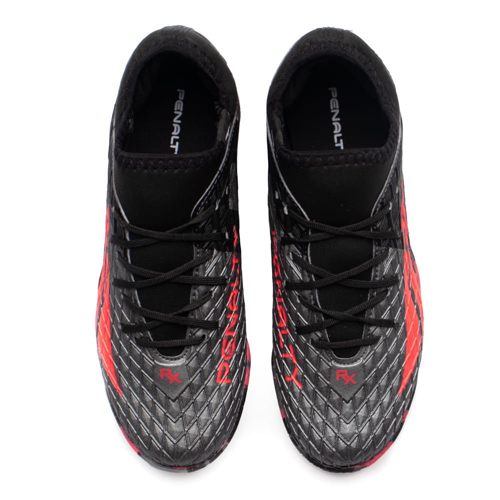 Chuteira Infantil Penalty Futsal RX Locker Conforto Chumbo Chumbo 4