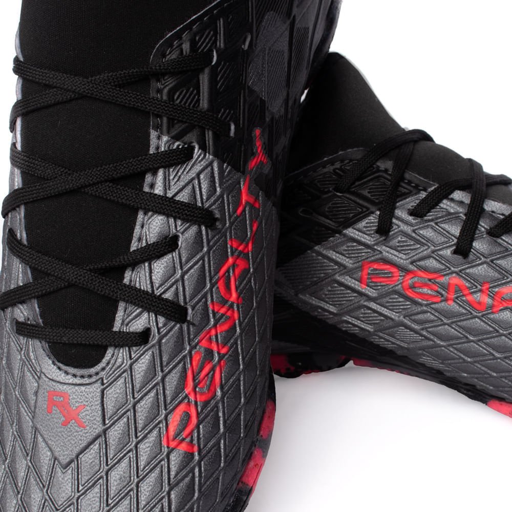 Chuteira Infantil Penalty Futsal RX Locker Conforto Chumbo Chumbo 6