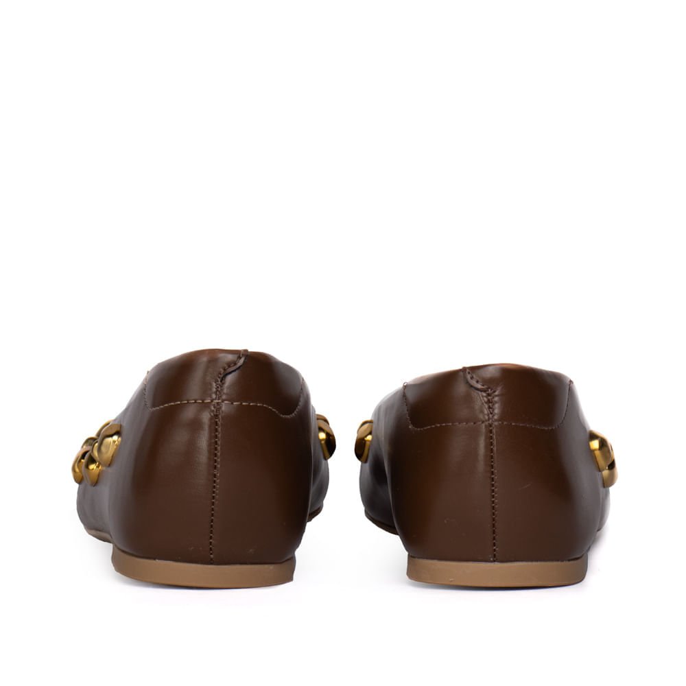 Sapatilha Feminina Vizzano Napa Garda Pedrarias Cappuccino Marrom 3