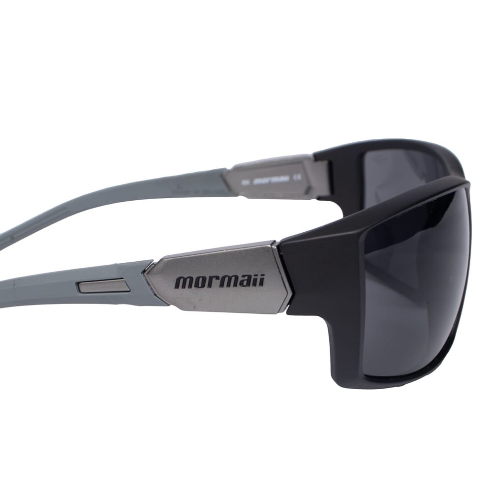 Óculos de Sol Masculino Mormaii Joaca Force Preto/Cinza Preto/Cinza 4
