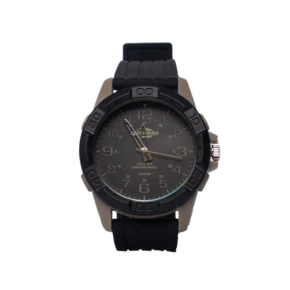 Relógio Masculino Mormaii Silicone MOPC21JALJ/8P Preto
